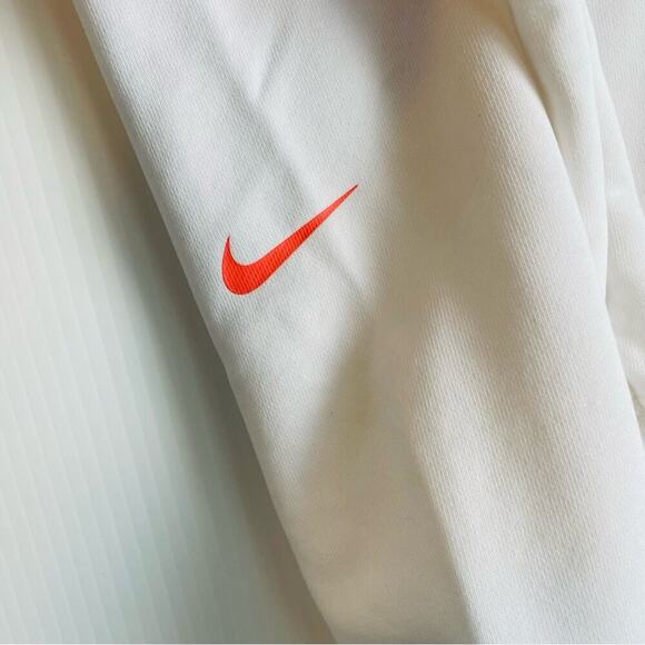 Nike fleece training sweatshirt white with multicolored nike logo size small - Picture 10 of 10